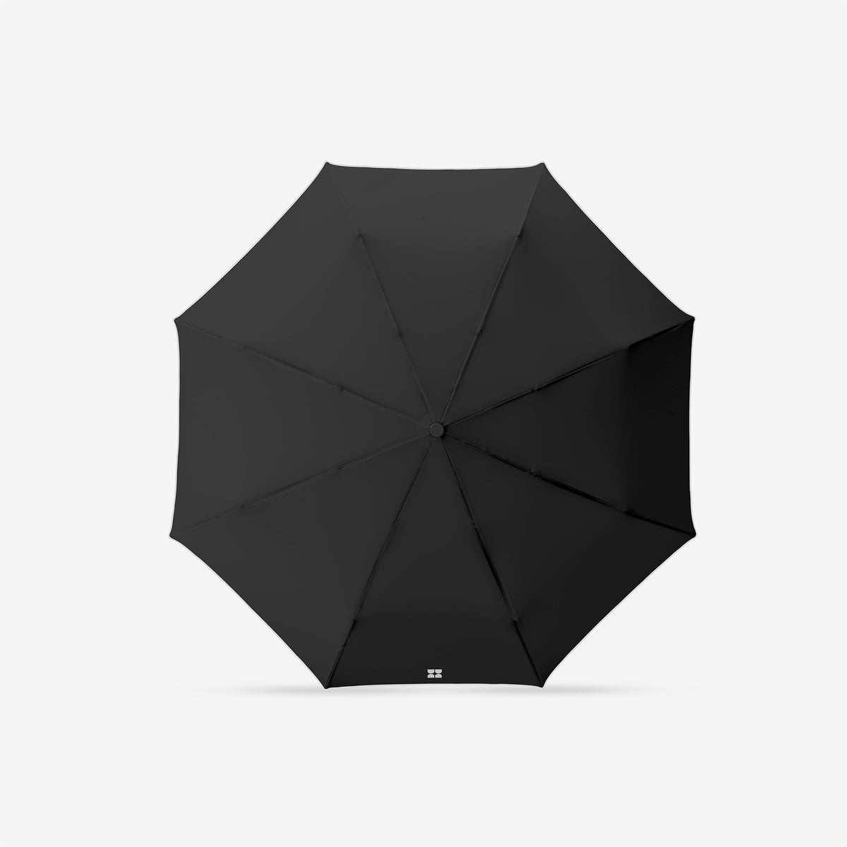 Black Travel Umbrella front top image