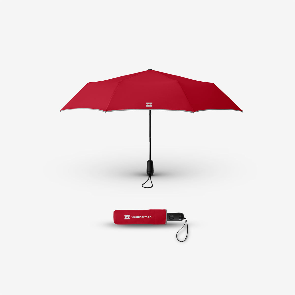 Red Travel Umbrella product front image