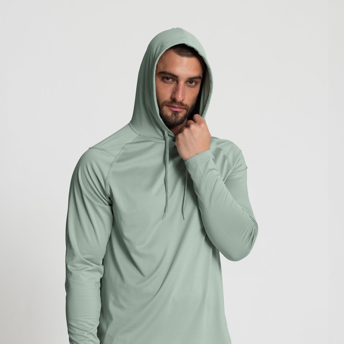 Men's UPF 50+ Hooded Sun Shirt