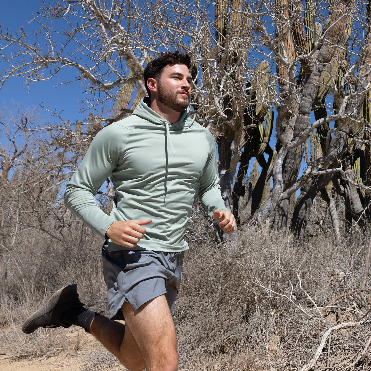 Men's UPF 50+ Hooded Sun Shirt