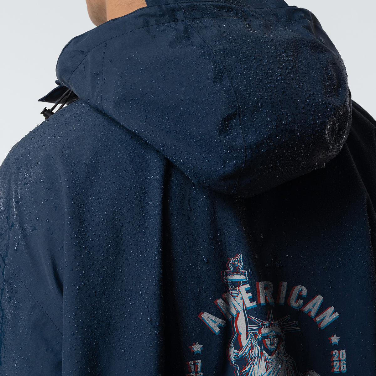 Folds of Honor Men’s Stride Pullover Poncho – America250