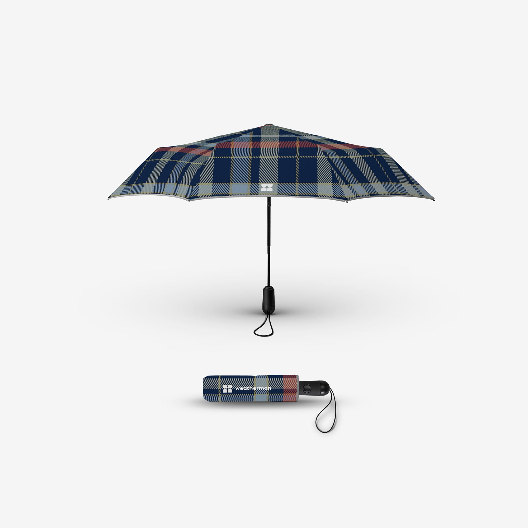 Travel Umbrella – Twilight Plaid